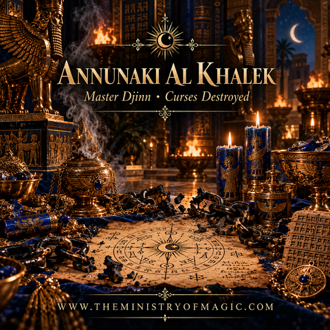 ANNUNAKI AL KHALEK MASTER DJINN STOP ALL BLACK MAGICK CURSES DESTROYED
