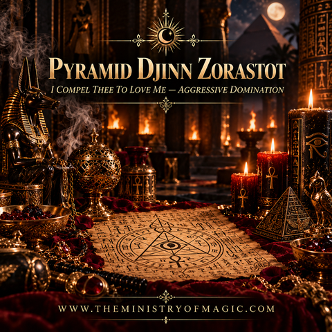 PYRAMID DJINN ZORASTOT "I COMPEL THEE TO LOVE ME" AGRESSIVE DOMINATION