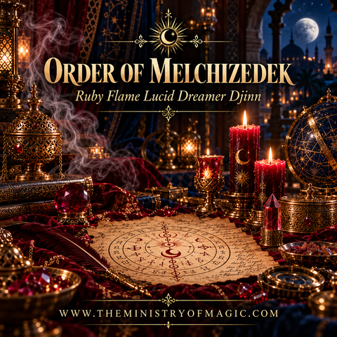 ORDER OF MELCHIZEDEK RUBY FLAME LUCID DREAMER DJINN SUMMONING