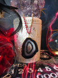 Velora's Nocturnal Embrace Vampire Djinn Spirit Lover Gemstone Necklace