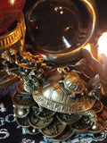 Enchanted Guardian of Prosperity Golden Dragon Turtle Statue
