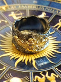 Ancient Egyptian Scarab Spellbound Ring of Rebirth and Protection