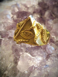 Cult of the Illuminati:~Vessel of the Secret Masters Money Power Spellbound Ring