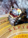 Celestial Moon Goddess Portal of Luck and Good Fortune Magickal Ring