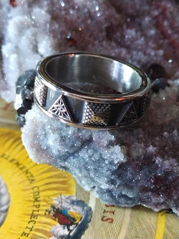 ATLANTEAN MASTERS Key of Time Spellbound Talisman Ring