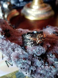 Ancient Egyptian Scarab Spellbound Ring of Rebirth and Protection
