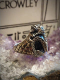 Mystic Mind of the Alchemist Dragon Sterling Silver Ring Size 6