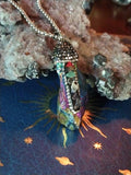 Violet Flame of St.Germain SACRED POWER CHAKRA ALIGNMENT ENERGY CLEARING Pendant
