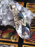 Akashic Psychic Channeler Spellbound Quartz and Silver Talisman