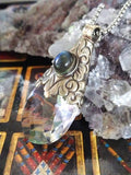 Akashic Psychic Channeler Spellbound Quartz and Silver Talisman