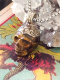 Oracle of Insight Tiger's Eye Spellbound Skull Talisman