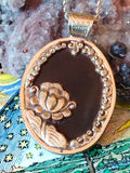Black Rose of the Hedge Witch Spellbound Onyx Talisman