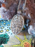 Vodou's Veil Cowrie Shell Spellbound Talisman of Guidance and Fortune