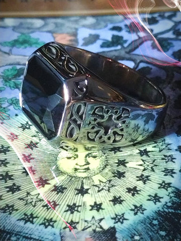 🜍 Dark Energy Alchemy Instant Power and Force Amplifier Spellbound Ring 🜍