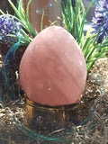 Embrace of Venus Rose Quartz Egg for Love Manifestation