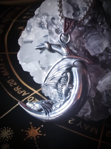 Guardian Moon Dragon for Mystical Power and Ancient Wisdom