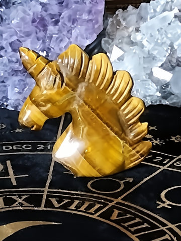 Tiger's Eyes Mystical Guardian Crystal Unicorn