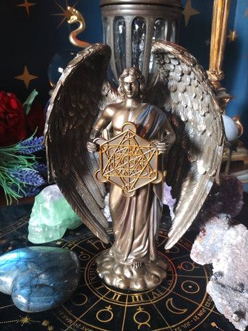 Archangel Metatron The Keeper of Sacred Knowledge Ritualized Statue