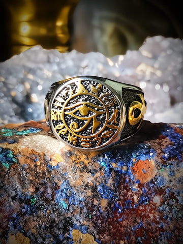 Ra’s Eternal Blessing Ring for Power, Protection, and Spiritual Awakening