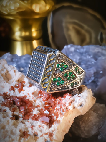 Sovereign Ruler Money Master Enochian Djinn Ring