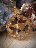 Fivefold Rose Pentacle of the Hermetic Order for Occult Power