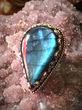 Moon Priestess Eye of HECATE for Intuition, Hidden Knowledge & Occult Power Ring