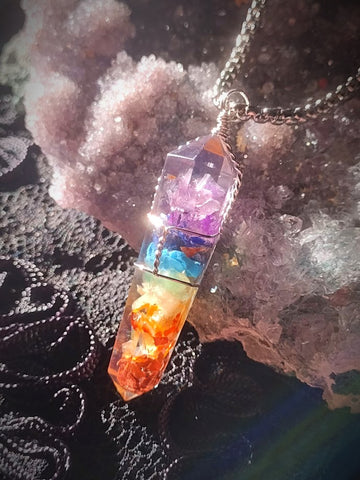 Celestial Current of Chakra Alignment, Aura Power & Cosmic Energy Spellbound Talisman