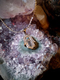 SACRED HAMSA OF PROTECTION, BLESSINGS & GOOD FORTUNE PETITE CHARM