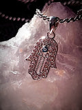 SACRED HAMSA OF PROTECTION, BLESSINGS & GOOD FORTUNE PETITE CHARM
