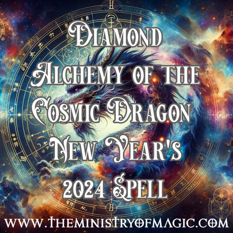 Diamond Alchemy of the Cosmic Dragon New Year's 2024 Spell