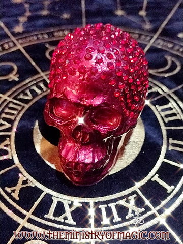 THE RED CRYSTAL SKULL Enchanted Box