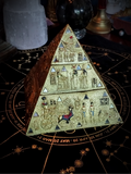Egyptian Golden Pyramid Of The Gods And Deities Stackable Jewelry Box