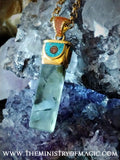 Quantum Gods Supreme Knowledge Enhancement Spellbound Fluorite Gemstone Talisman #1