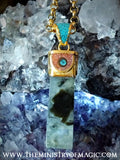 Quantum Gods Supreme Knowledge Enhancement Spellbound Fluorite Gemstone Talisman #2