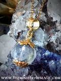 Enchant and Mesmerize with the Radiant Sphere of Ishtar Crystal Pendant