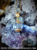 Enchant and Mesmerize with the Radiant Sphere of Ishtar Crystal Pendant