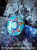 OM Divine Universe All-Pervading Transcendental Psychic Protection Sterling Silver Amulet