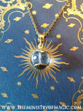 Enchant and Mesmerize with the Radiant Sphere of Ishtar Crystal Pendant