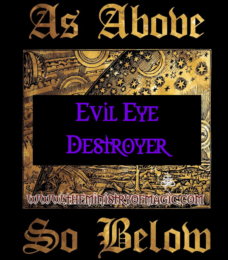 ☥ DOUBLE ACTION EVIL EYE DESTROYER CANDLE SPELL