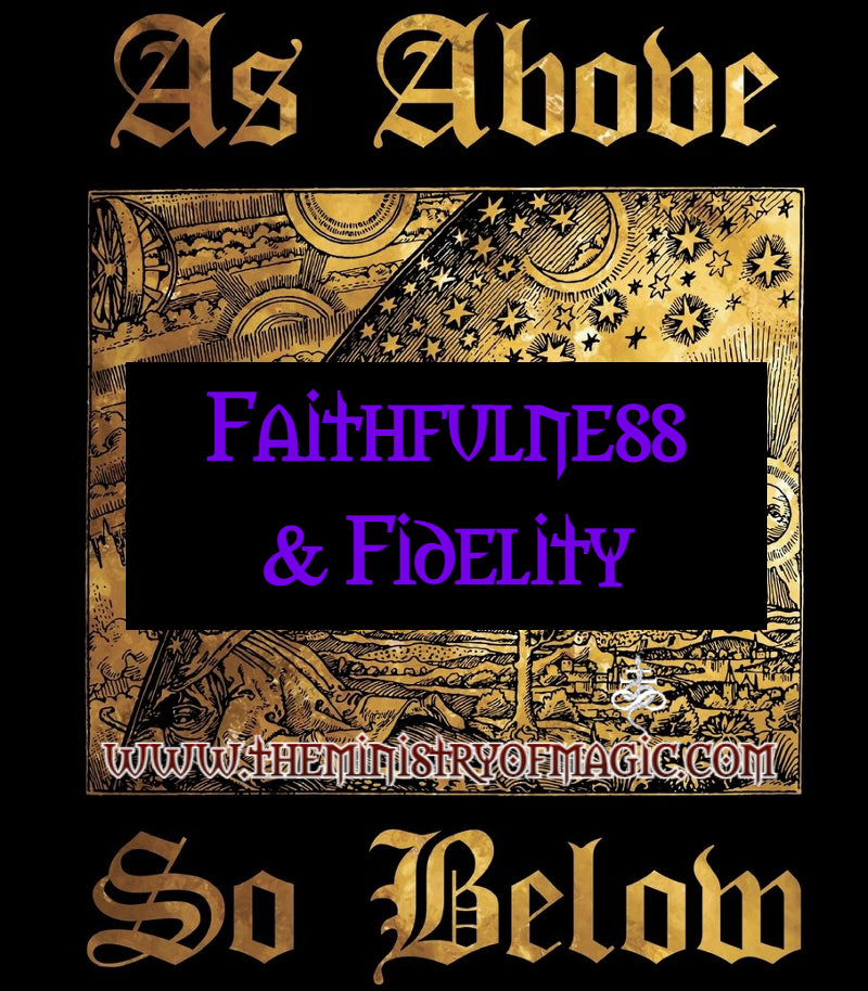 ☥ PASSION OF MY LOVER MINE ALONE FAITHFULNESS & FIDELITY CANDLE SPELL